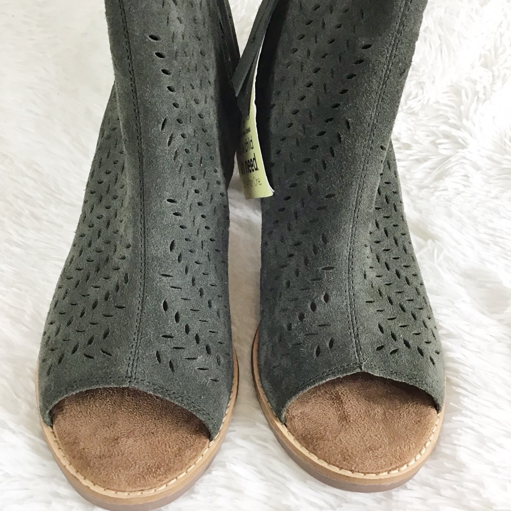 NWT Toms forest suede Majorca bootie sz 10 - Picture 6 of 8